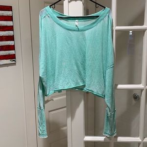 Soft FP movement by Free People Long sleeve crop top